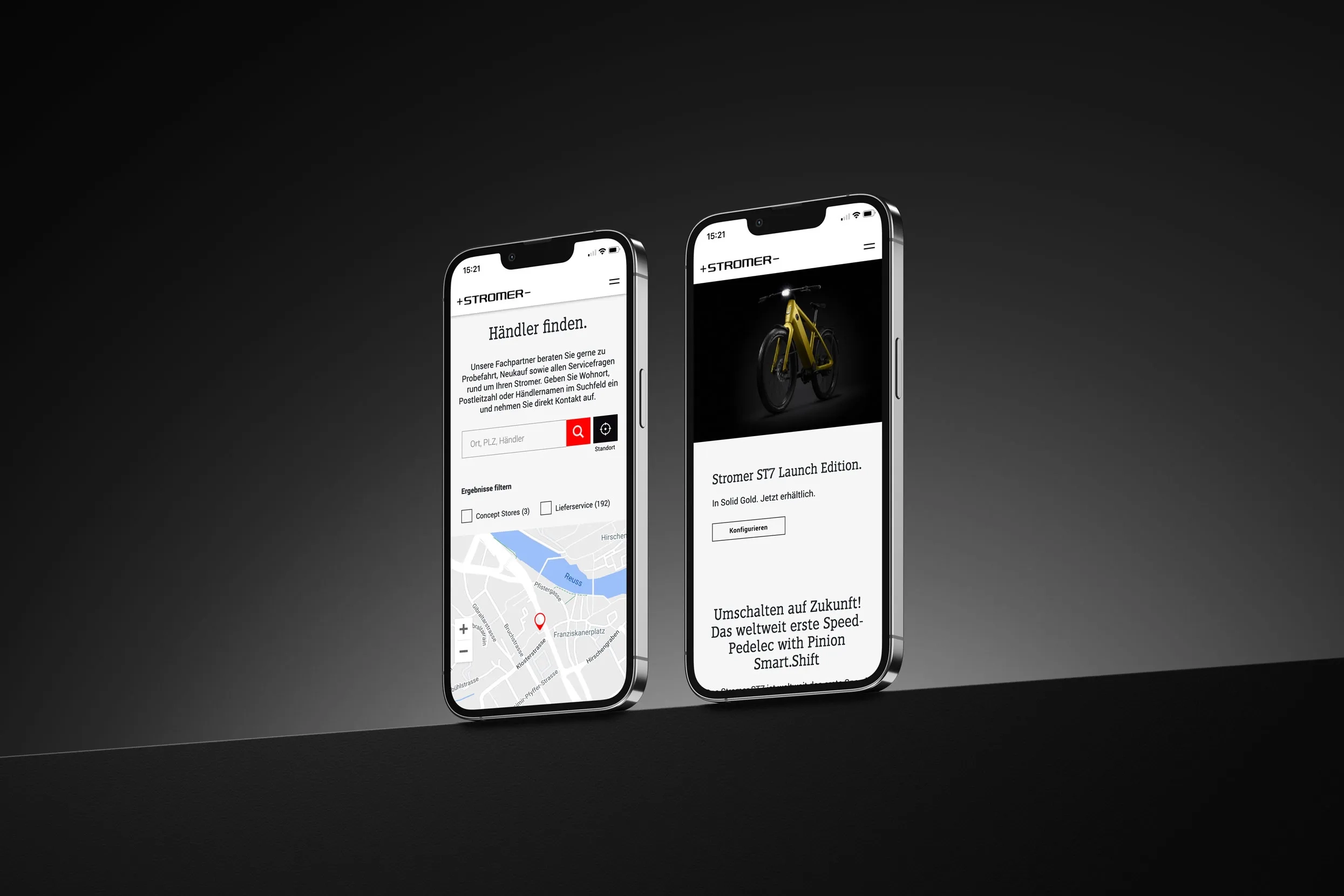 Stromer Mockup iPhone